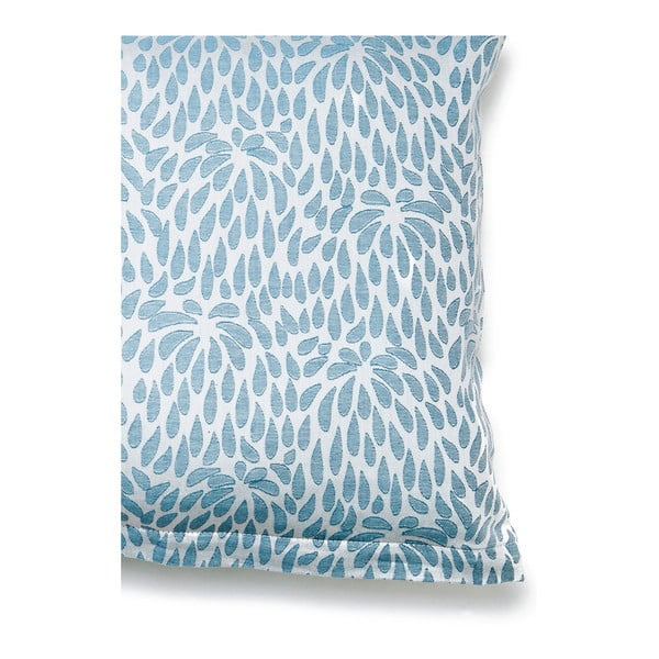 Světle modrý povlak na polštář z čisté bavlny Casa Di Bassi, 35 x 50 cm-image-1