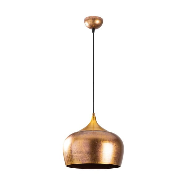 Závěsné svítidlo ve zlaté barvě s kovovým stínidlem ø 30 cm Berceste – Opviq lights
