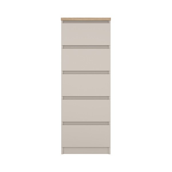 Krémová komoda 40x111x50 cm Naia – Tvilum-image-2