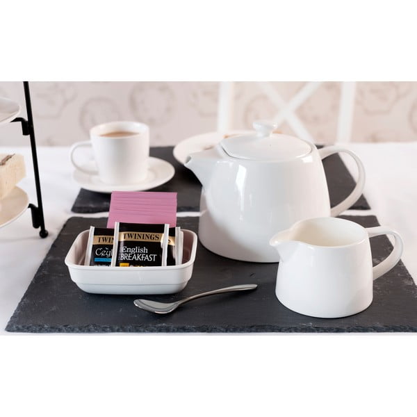 Bílá porcelánová nálevka na mléko Mikasa Ridget, 0,4 l-image-4