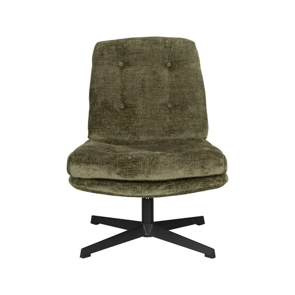 Zelené otočné křeslo Kai – White Label-image-1