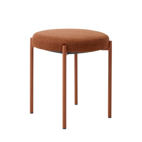 Kovová stolička v terakotové barvě Pelican – Unique Furniture