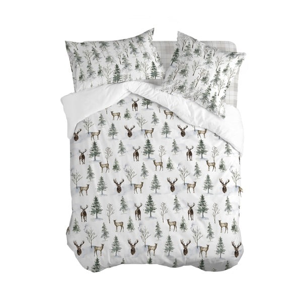 Bavlněné prostěradlo Happy Friday Basic Mystical Winter, 140 x 200 cm-image-2