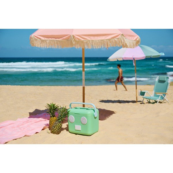 Zelený chladící box Sunnylife Sounds, 15 l-image-3