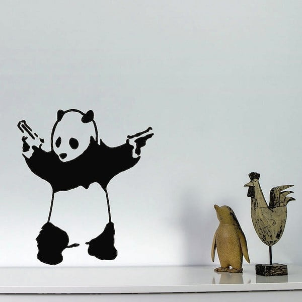 Samolepka na zeď Panda Bear by Banksy