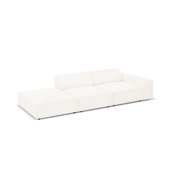 Béžová rohová pohovka z textilie bouclé (levý roh) Jodie – Micadoni Home-image-3