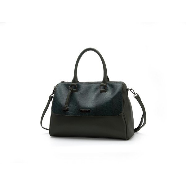 Tmavě zelená kabelka z koženky Infinitif Begonia-image-3