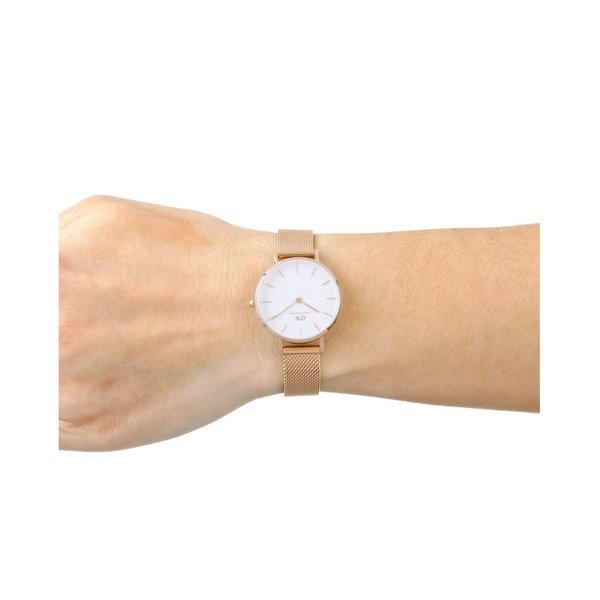 Dámské hodinky v růžovozlaté barvě Daniel Wellington Petite Mel, ⌀ 28 mm-image-3