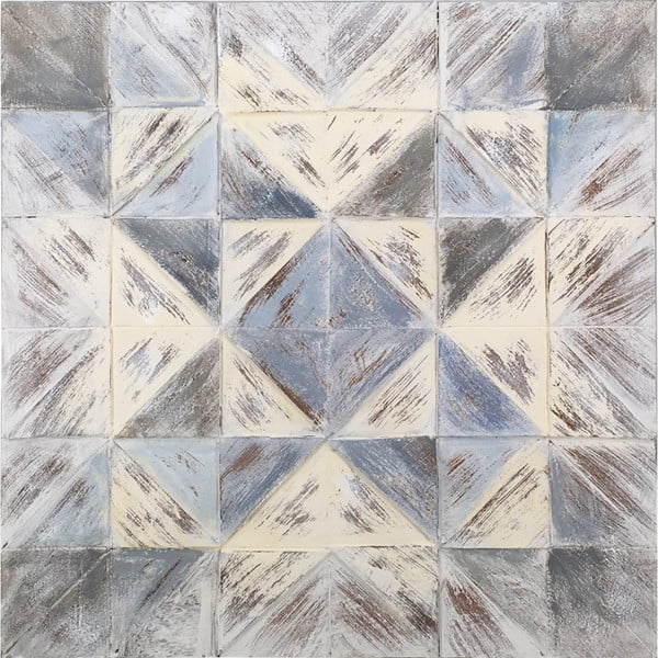 Nástěnný obraz na plátně Moycor Quebec Triangles, 80 x 80 cm