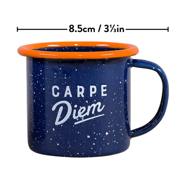 Modré hrnky ze smaltu v sadě 2 ks  0.12 l – Gentlemen's Hardware-image-2