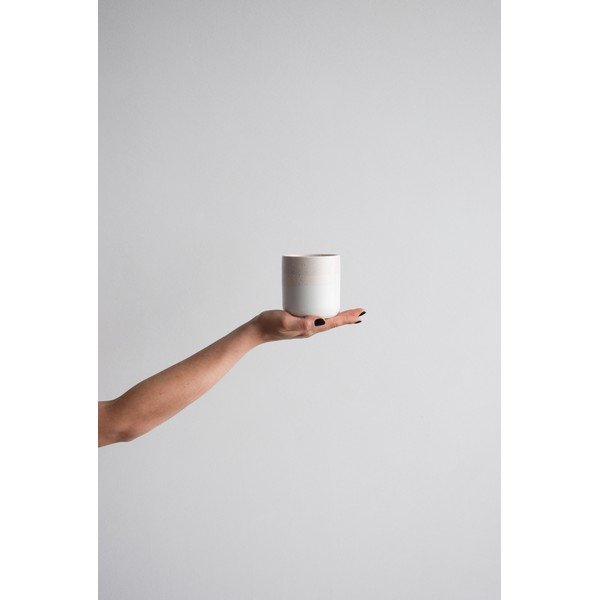 Růžovo-bílý kameninový hrnek ÅOOMI Dust, 400 ml-image-2