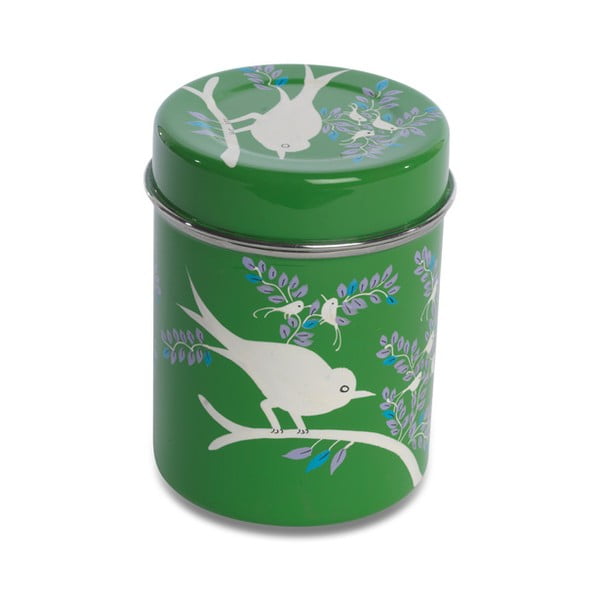Dóza Eva Hand Painted Tea Tin, zelená