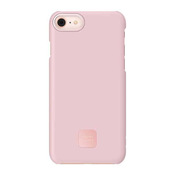 Růžový ochranný kryt na telefon pro iPhone 7 a 8 Happy Plugs Slim