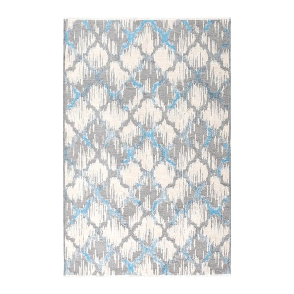 Oboustranný šedo-modrý koberec Vitaus Hanna, 125 x 180 cm
