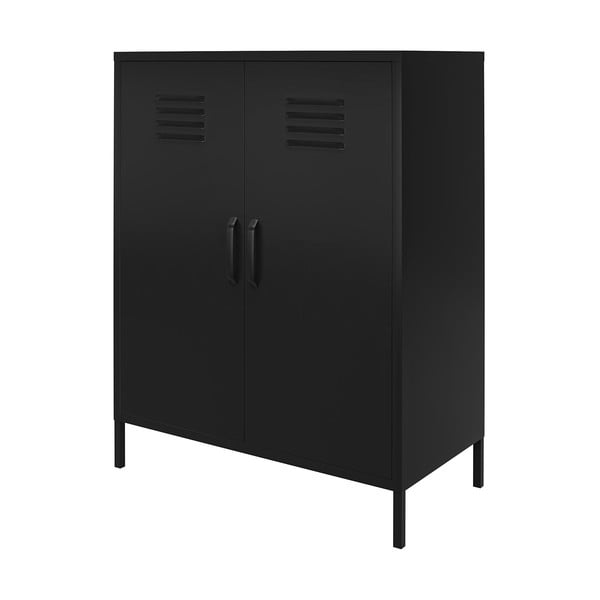 Černá kovová skříňka 40x102x80 cm Mission District – Støraa-image-3