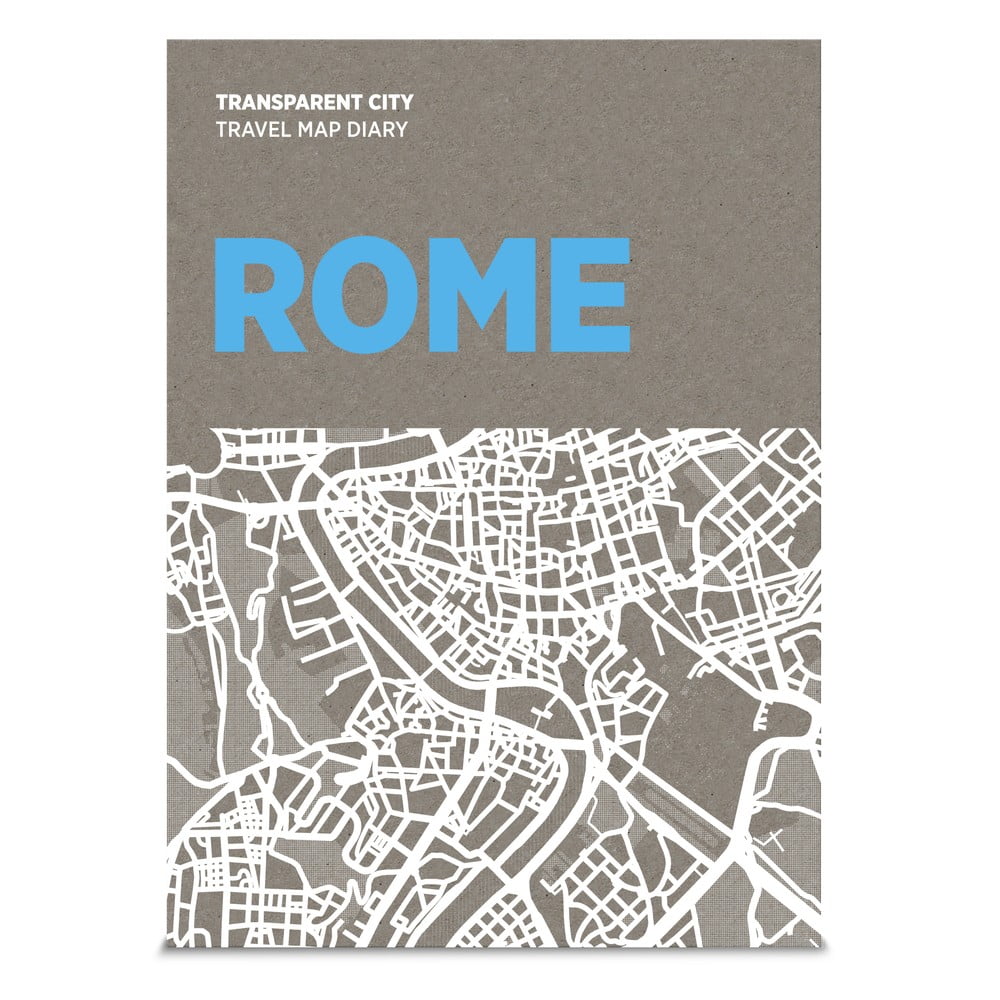 Mapa na popisky Palomar Transparent City Řím