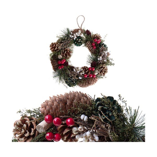 Vánoční věnec ø 25 cm Berry & Pine – Brandani