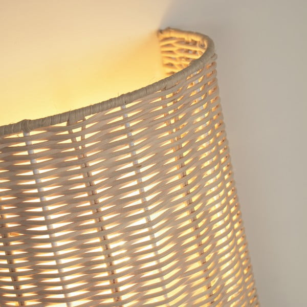 Ratanové nástěnné svítidlo v přírodní barvě Kimjit – Kave Home-image-1