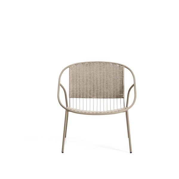 Taupe zahradní křeslo Atrani – Kave Home-image-4