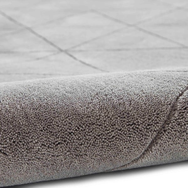 Šedý vlněný koberec Think Rugs Kasbah, 150 x 230 cm-image-4