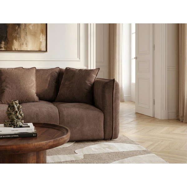 Hnědá žinylková pohovka Harlem – Bobochic Paris-image-3