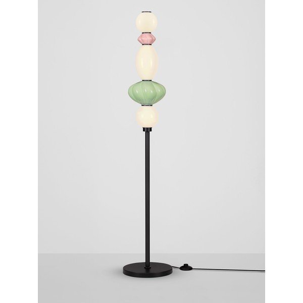 Keramická LED stmívatelná stojací lampa s keramickým stínidlem/se skleněným stínidlem (výška 136,5 cm) Oneta – Nova Luce-image-4