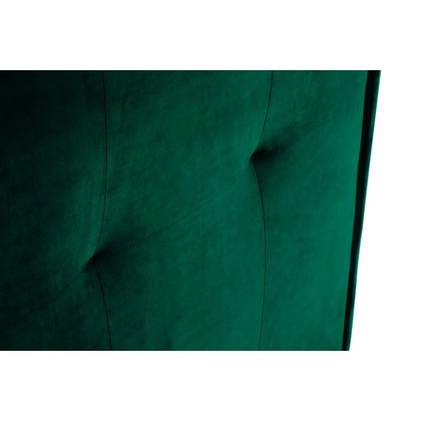 Tmavě zelené čelo postele 140x120 cm Monica – Milo Casa-image-3