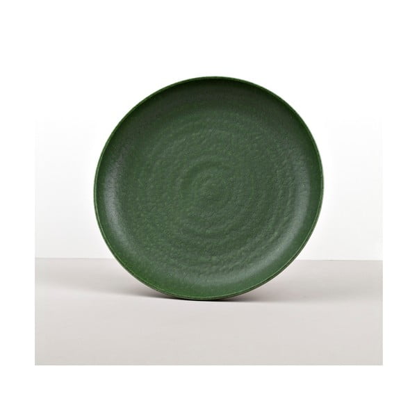 Zelený keramický talíř Made In Japan Earth Green, ⌀ 26 cm