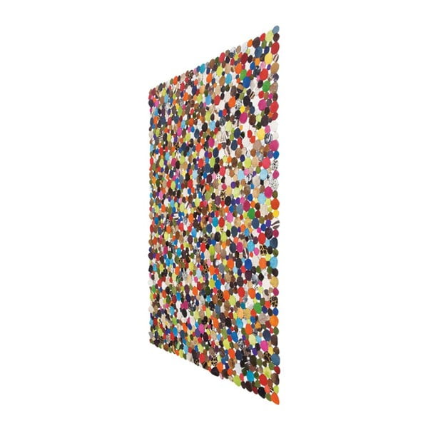 Barevný koberec z hovězí kůže a bavlny Kare Design Cosmo, 170 x 240 cm