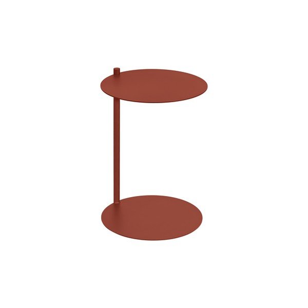 Ocelový kulatý odkládací stolek 41x40 cm Ande – noo.ma