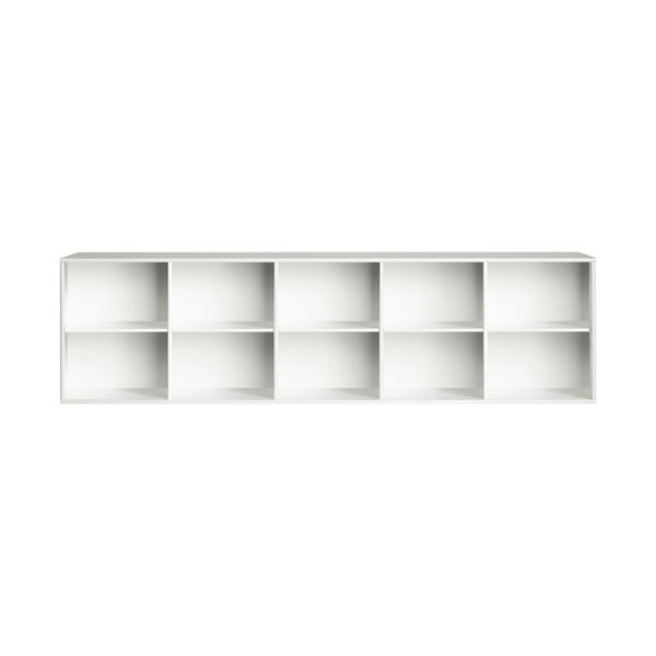 Bílá závěsná knihovna 220x61 cm Mistral – Hammel Furniture