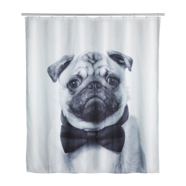 Sprchový závěs Wenko Pug, 180 x 200 cm
