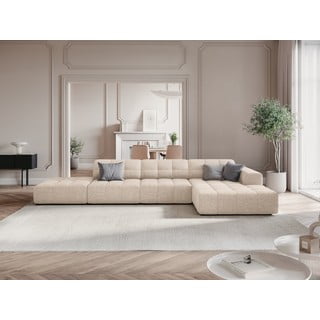 Béžová rohová pohovka (pravý roh) Chicago – Cosmopolitan Design