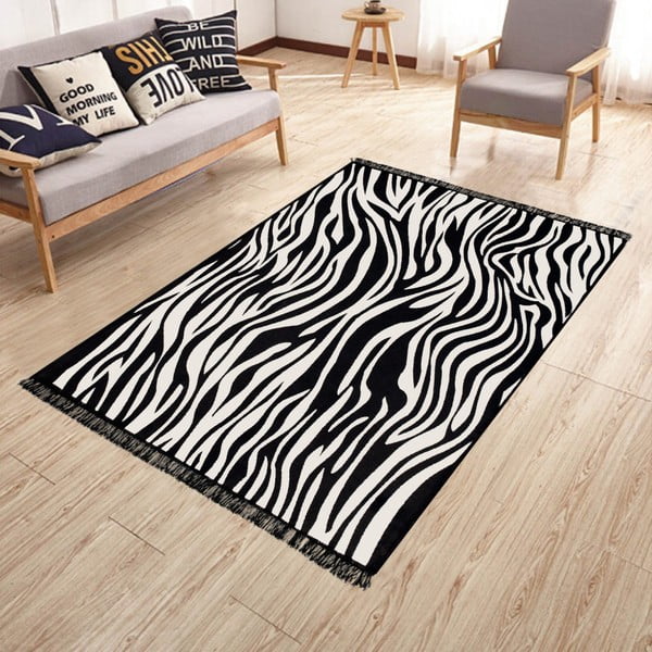 Oboustranný pratelný koberec Kate Louise Doube Sided Rug Zebra, 160 x 250 cm
