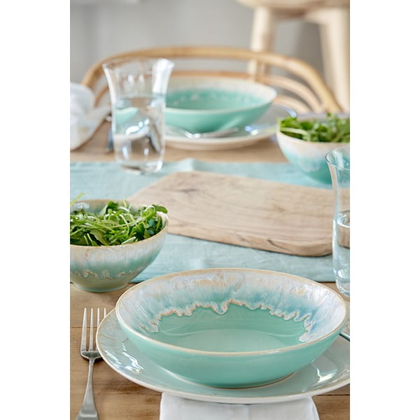 Modro-tyrkysový talíř z kameniny ø 27 cm Taormina – Casafina-image-1