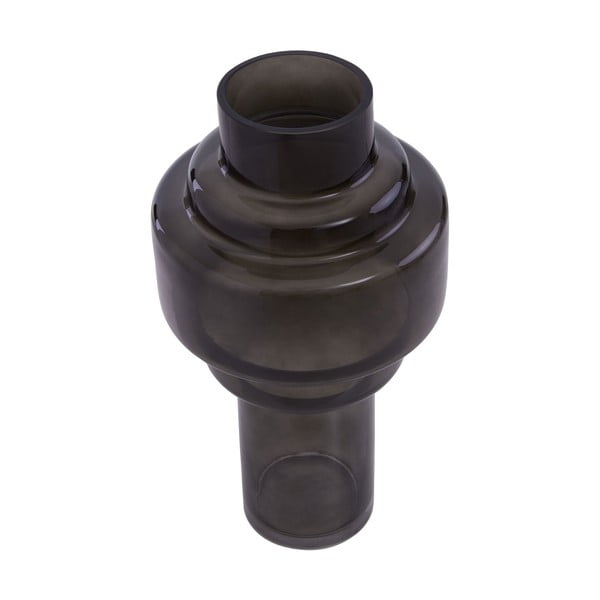 Černá skleněná váza Premier Housewares Cayden, výška 37 cm-image-1