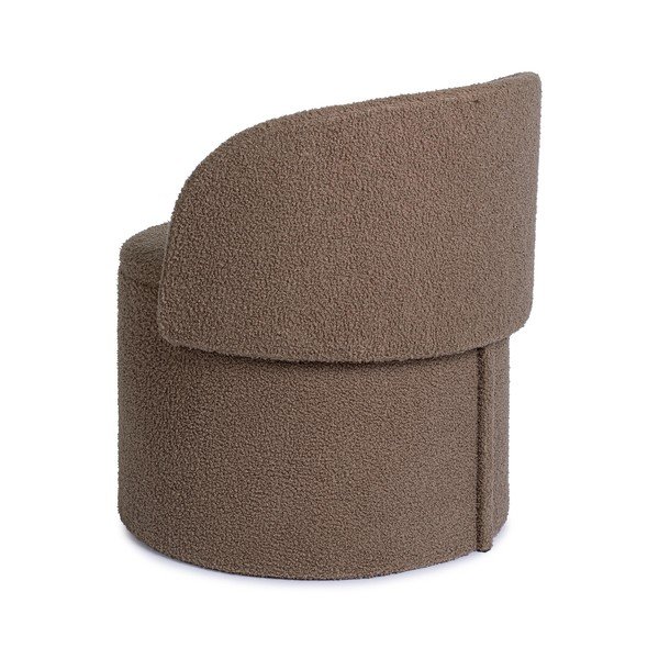 Taupe taburet z textilie bouclé Anthea – Yes Everyday-image-2