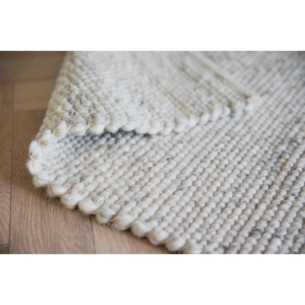 Světle šedý vlněný koberec 400x300 cm Auckland - Rowico-image-3