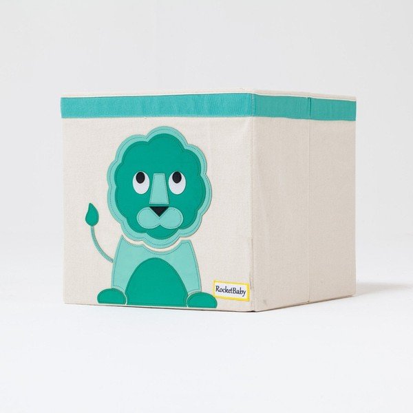 Látkový dětský úložný box Eddy the Lion - Rocket Baby-image-4