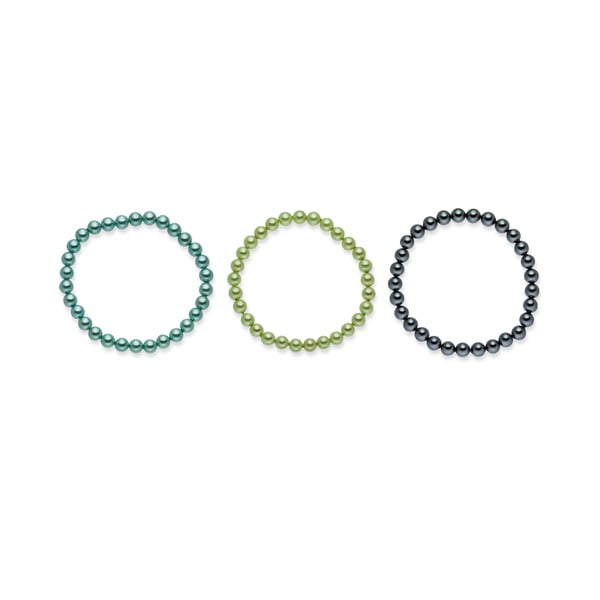 Set náramků Perldor Natural Green, 3 ks-image-1