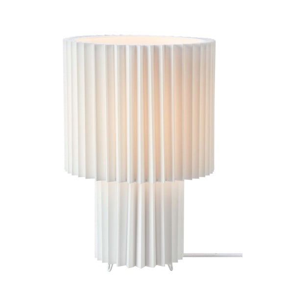 Bílá stolní lampa s textilním stínidlem (výška 32 cm) Catis – Markslöjd
