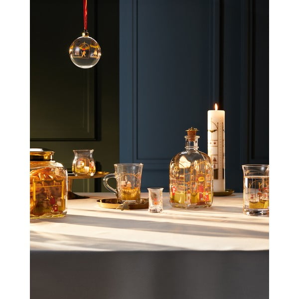 Skleněná ručně foukaná vánoční koule ø 8 cm Annual Christmas Bauble – Holmegaard-image-3