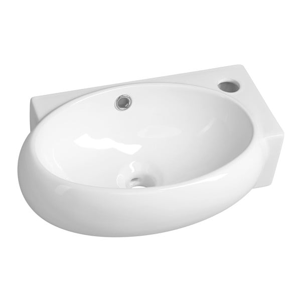 Bílé keramické umývátko 43x28,5 cm Ribera – Sapho