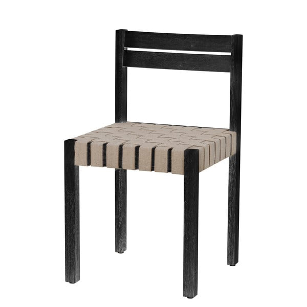 Černo-béžová jídelní židle Maron - Bloomingville
