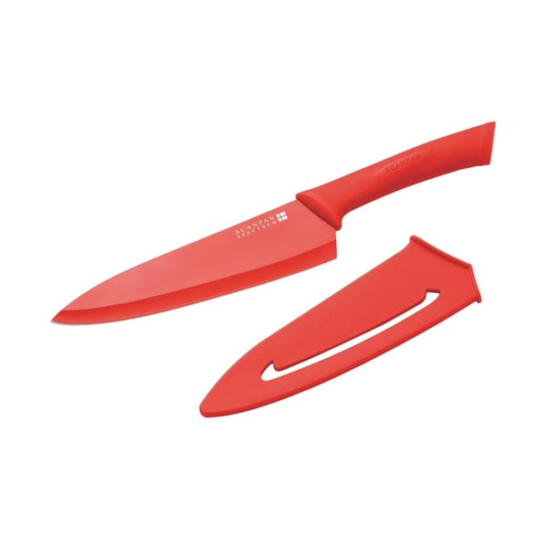 Kuchyňský nůž, 18 cm, červený