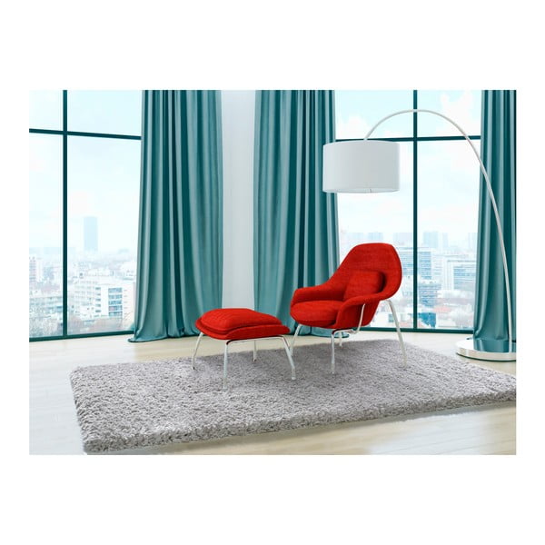 Šedý koberec Universal Floki Liso, 60 x 120 cm-image-1