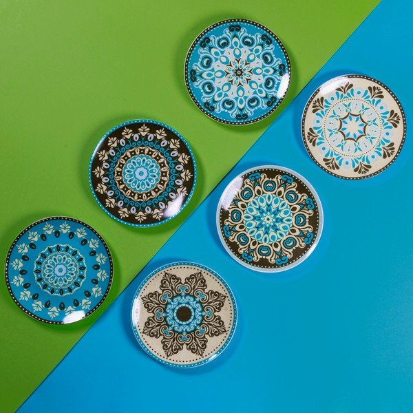 Dezertní  porcelánové talíře v sadě 6 ks ø 19 cm Cala Jondal – VDE Tivoli 1996-image-1