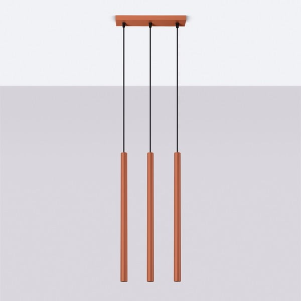 Závěsné svítidlo v cihlové barvě Fideus – Sollux-image-2