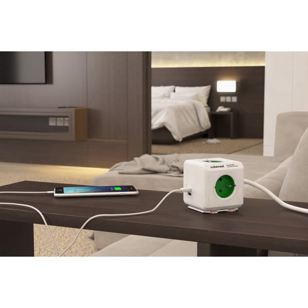 Rozbočovací zásuvka PowerCube Extended USB – Cubenest-image-1