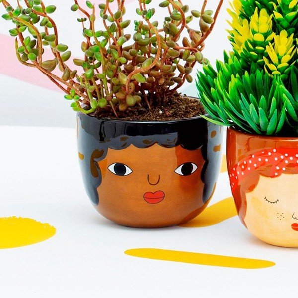 Hnědý květináč Sass & Belle My Kind of People Chantelle-image-2